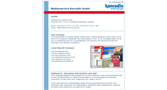 Desktop Screenshot of medienservice-konradin.de
